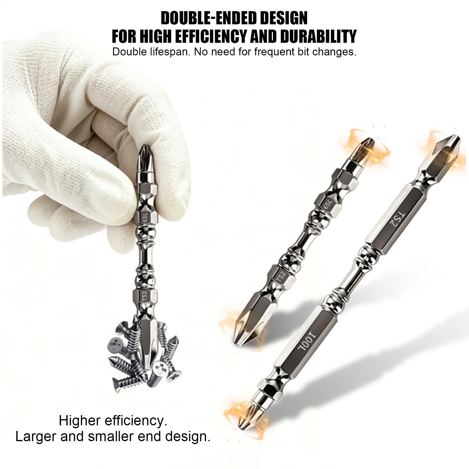 Drill Bits - Zestaw bitów do wkrętaka magnetyczny, wytrzymały,