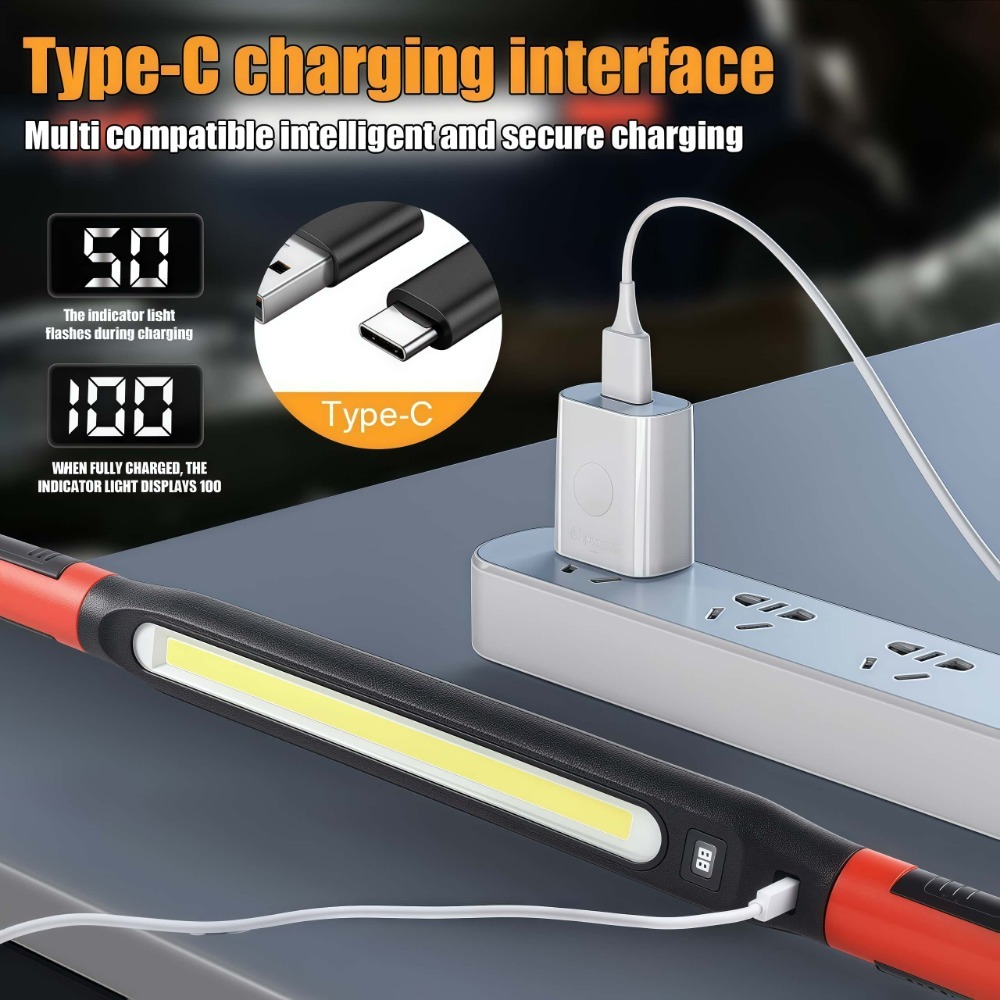 Lampa robocza LED COB, ładowan – Led Strip Lights recenzja i cena