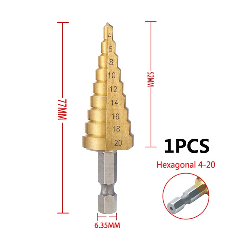 Wiertło stopniowe HSS z prosty – Drill Bits recenzja i cena