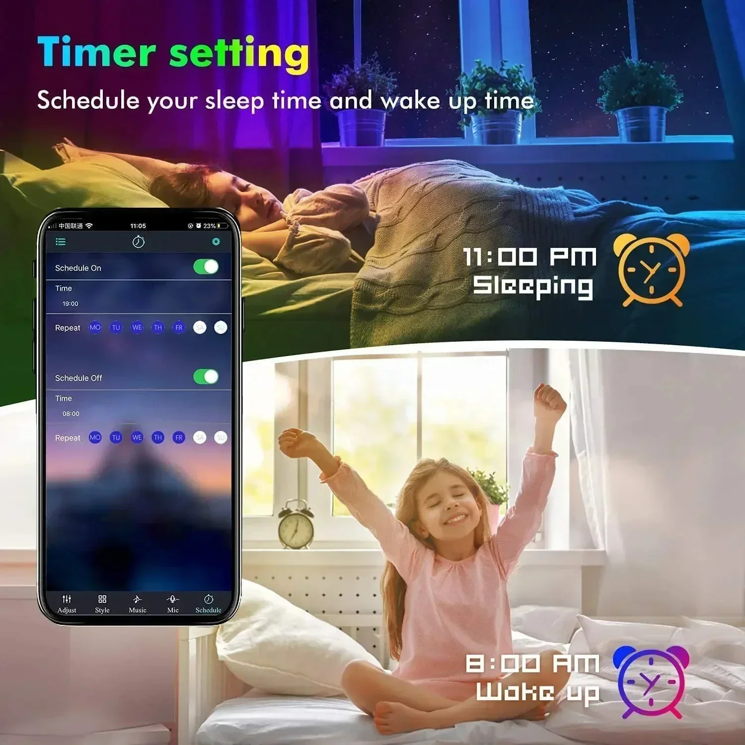 Inteligentna taśma LED RGB do  – Led Strip Lights recenzja i cena