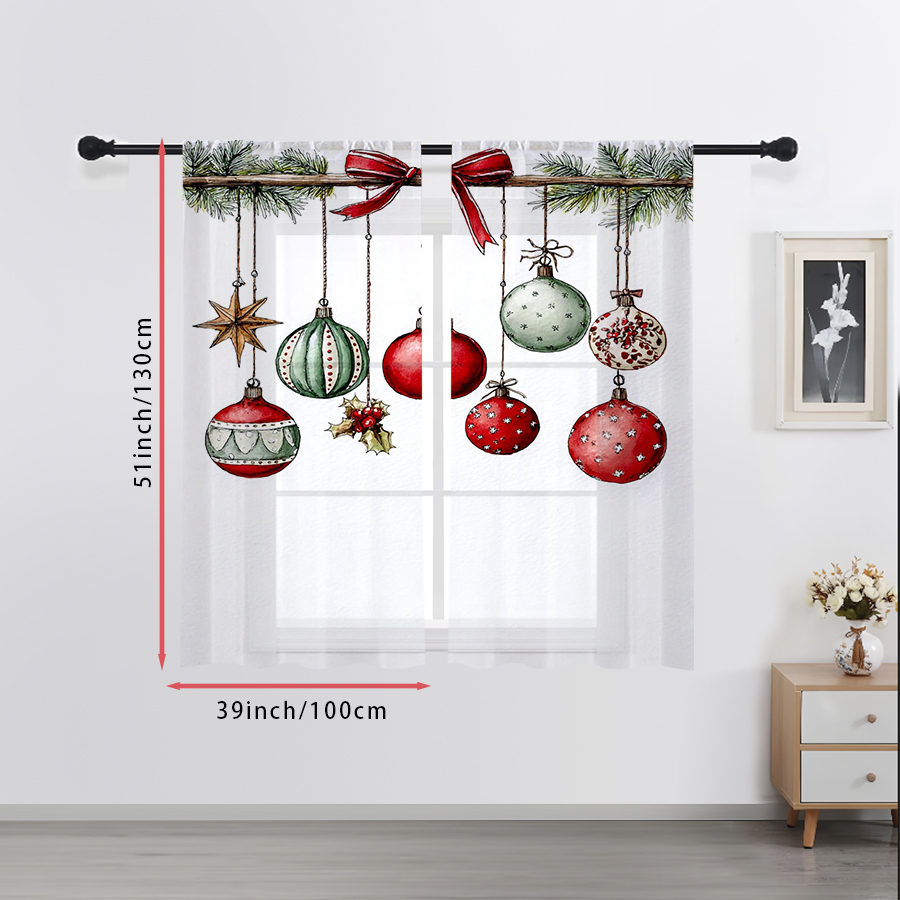 2 sztuki zimowych, prześwitują – Curtain Rods recenzja i cena