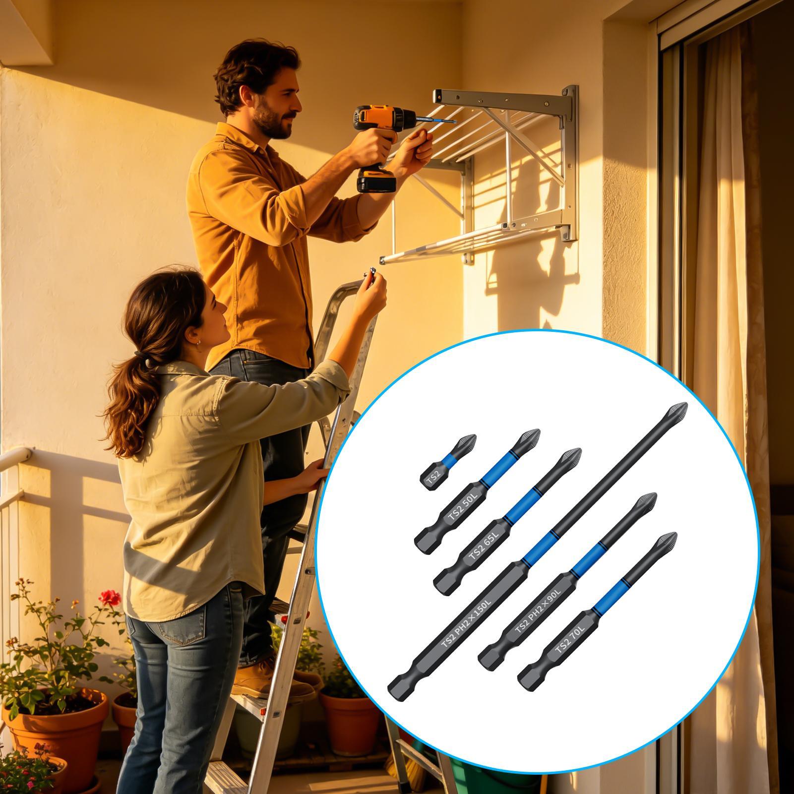 Zestaw bitów do wkrętarki 6-cz – Drill Bits recenzja i cena