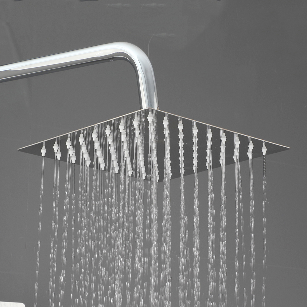 Zestaw prysznicowy kwadratowy  – Faucet recenzja i cena