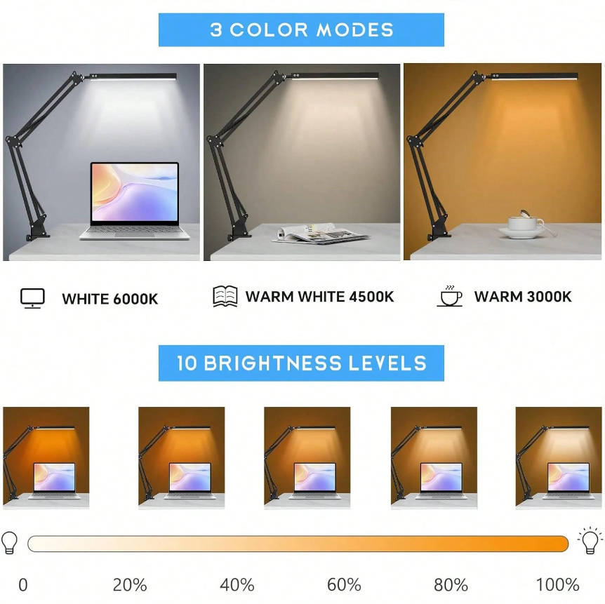Lampa biurkowa LED do domu, cz – Light Switch recenzja i cena