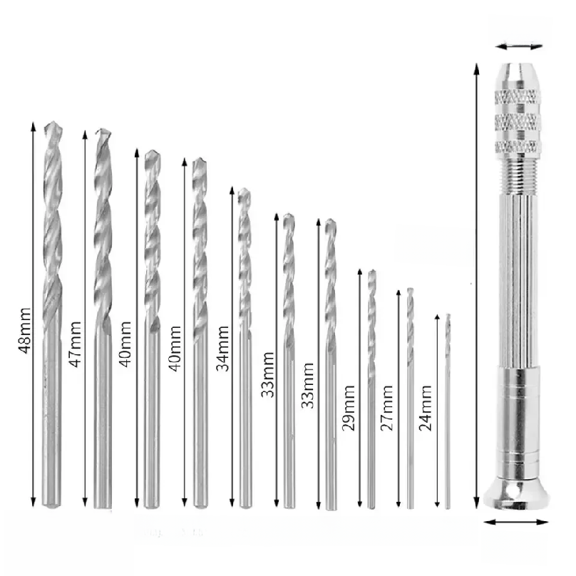 Miniaturowa wiertarka ręczna 0 – Drill Bits recenzja i cena